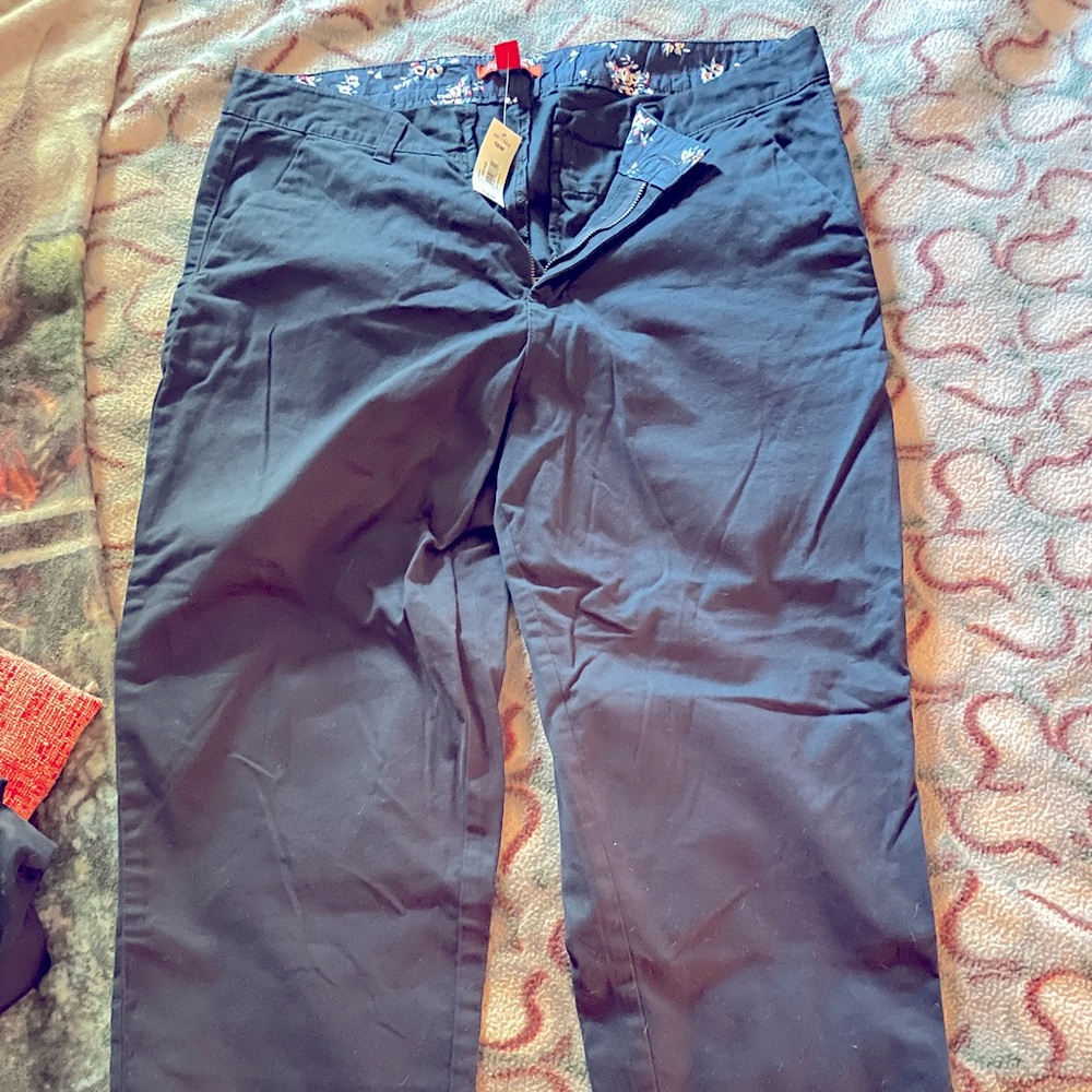 Joe Fresh navy blue chinos